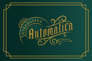 Automatica: The Blackletter Font for Modern Design
