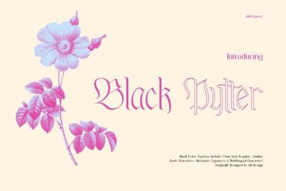 Black Pytter: A Modern Take on the Blackletter Tradition