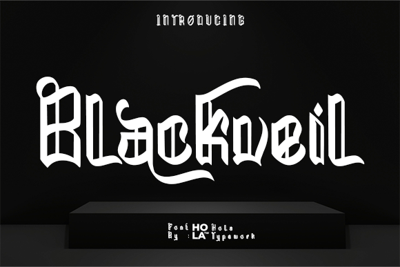 Blackveil: A Gothic Typeface for Modern Design