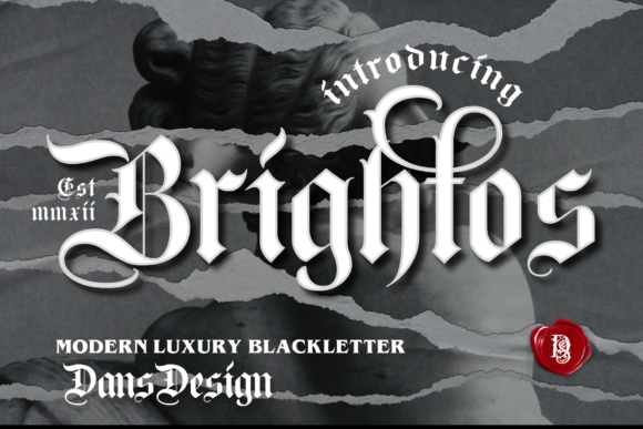 Brightos: The Modern Blackletter Font for Bold Branding