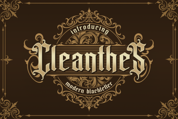 Cleanthes: The Blackletter Font for a Modern Edge