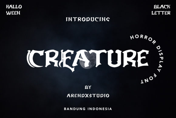 Creature: A Blackletter Font for Bold, Modern Design