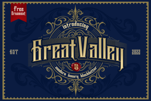 Great Valey: A Modern Blackletter for Bold Branding