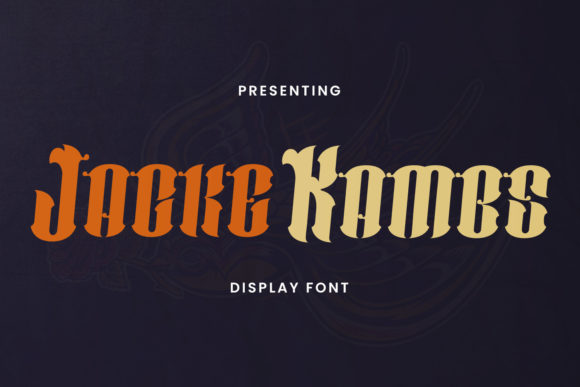 Jacke Kambs: A Gothic Typeface for Bold Branding