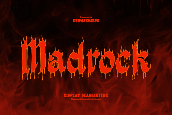 Madrock: The Fierce Display Typeface That Commands Attention