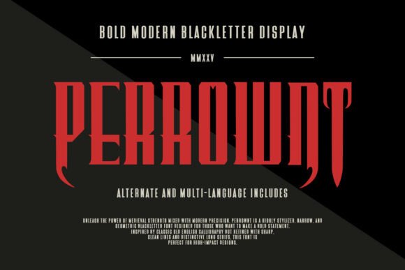Perrownt: Where Medieval Strength Meets Modern Edge
