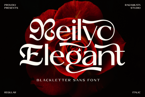 Reilyc Elegant: The Modern Blackletter Serif Font