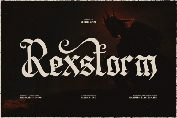 Rexstorm: The Bold Blackletter Typeface for Modern Rebels