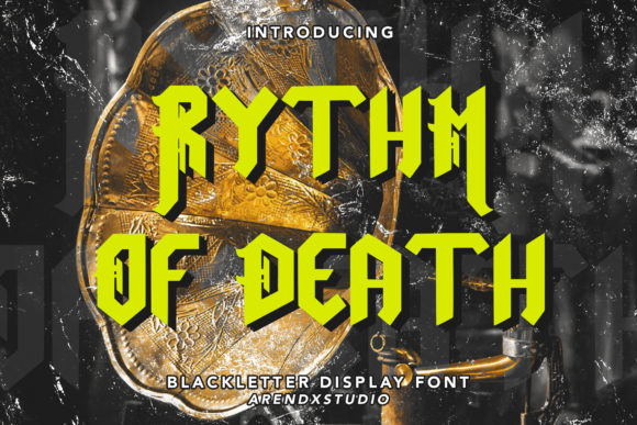 Rythm of Death: A Blackletter Font for Bold Branding