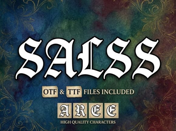 Salss: A Blackletter Font with a Commanding Gothic Soul