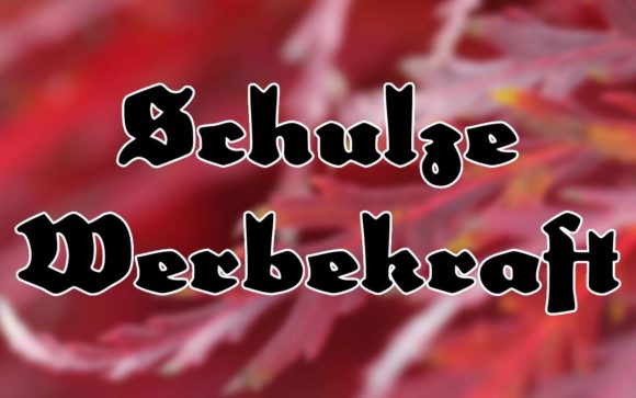 Schulze Werbekraft: A Blackletter Font with Modern Impact