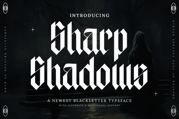Sharp Shadow: Bold Gothic Statements for Modern Design