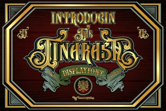 Tinarasa: A Gothic Display Font for Bold Branding